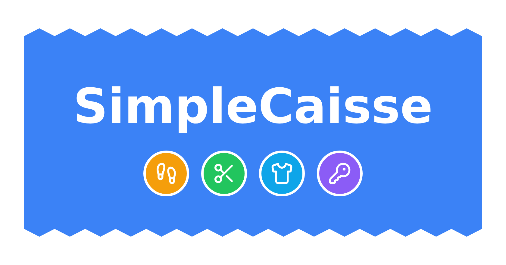 Logo SimpleCaisse rectangulaire